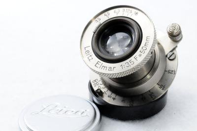 LEICA ライカ Elmar ニッケル ショートエルマー 50mmF3.5 L - ライカ