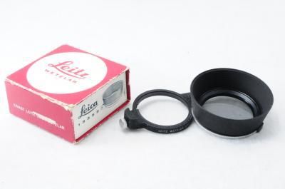 送料無料 Leitz 13352 偏光 フィルター付 フード Leica ライカ - その他