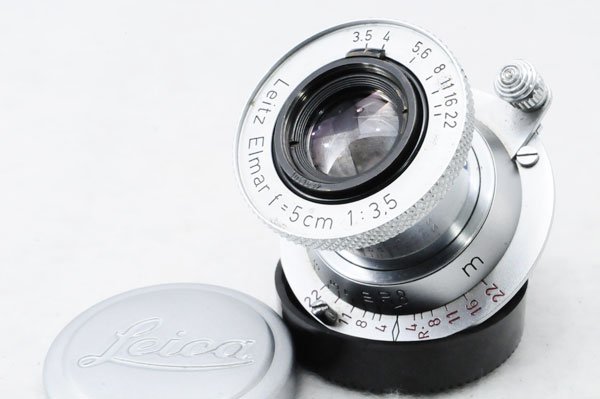 LEICA ライカ Elmar ブルーコーテッド赤エルマー 50mmF3.5 L - ライカ