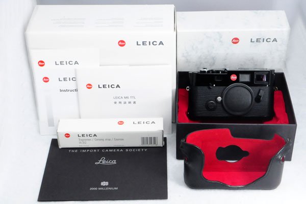 LEICA ライカ M6 TTL 0.85 ICS ピアノブラックボディ/Leica M6 TTL