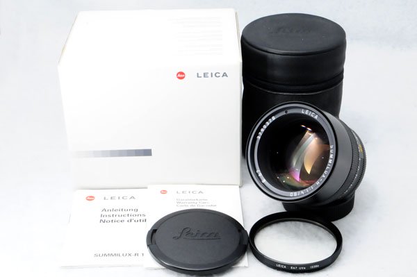 Leica ライカ Summilux-R ズミルックス 80mmF1.4 ROM フード組込 + 元