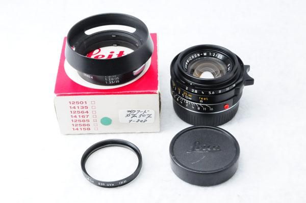 LEICA ライカ Summicronズミクロン 35mmF2 第4世代 7枚玉 ドイツ製+UVa 
