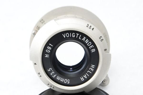 Voigtlander フォクトレンダー Heliar ヘリアー 50mm F3.5 L ニッケル 