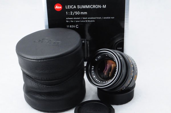 LEICA ライカ Summicronズミクロン 50mmF2 第4世代 6bit +元箱ポーチ 