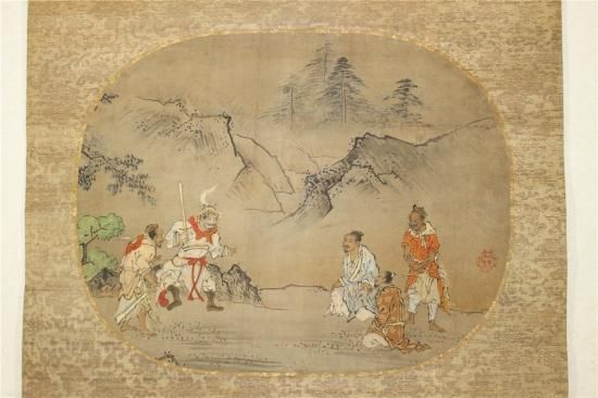 珍品 狩野孝信 人物図 - 古美術 山本美術