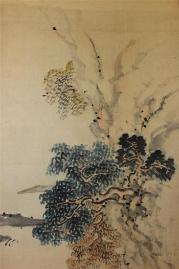 青木夙夜 秋景山水図 二世大雅堂 - 古美術 山本美術