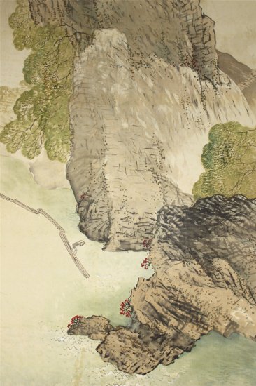 上田萬秋　嵐峡新緑図　 - 古美術 山本美術