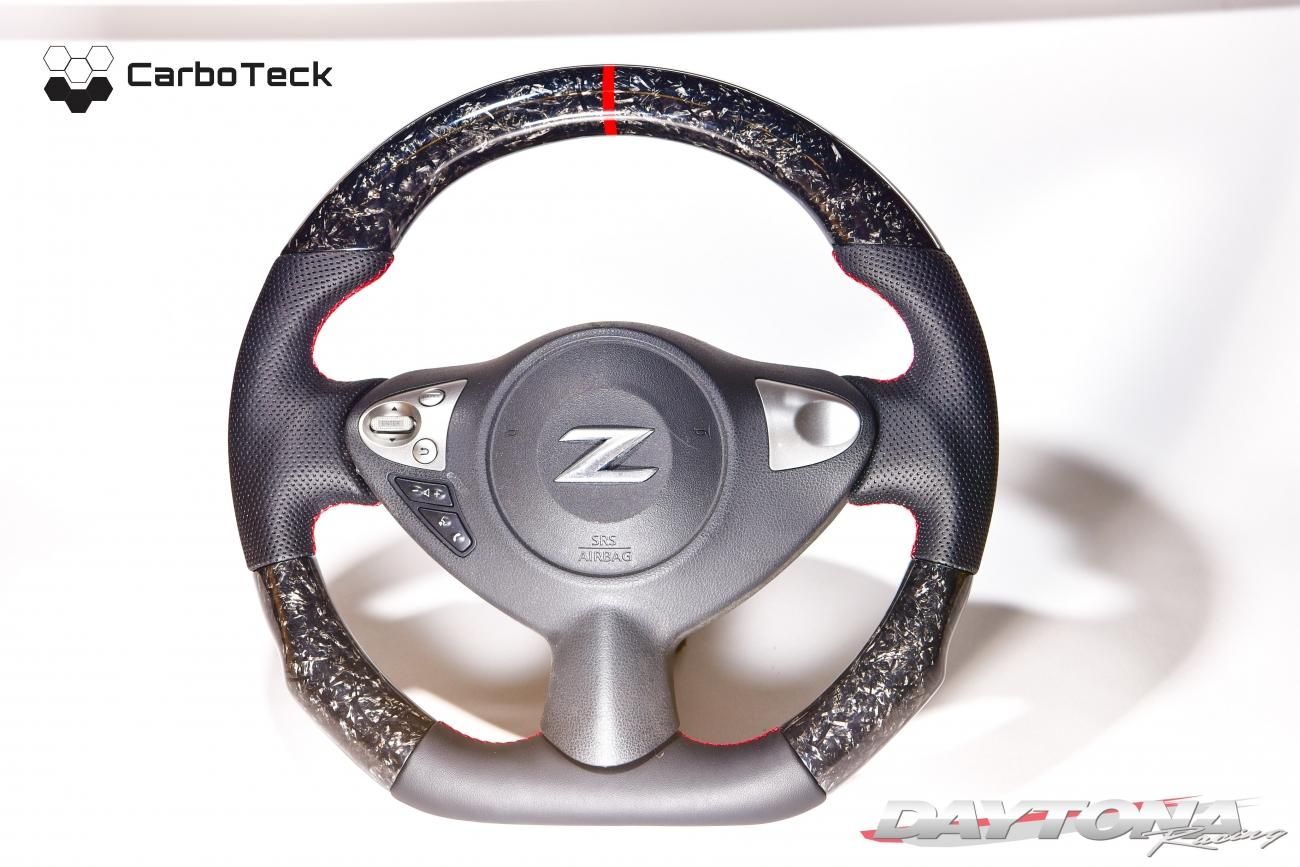 DRM(DAYTONA REST&MOD) │Forged Carbon × Leather Steering Wheel