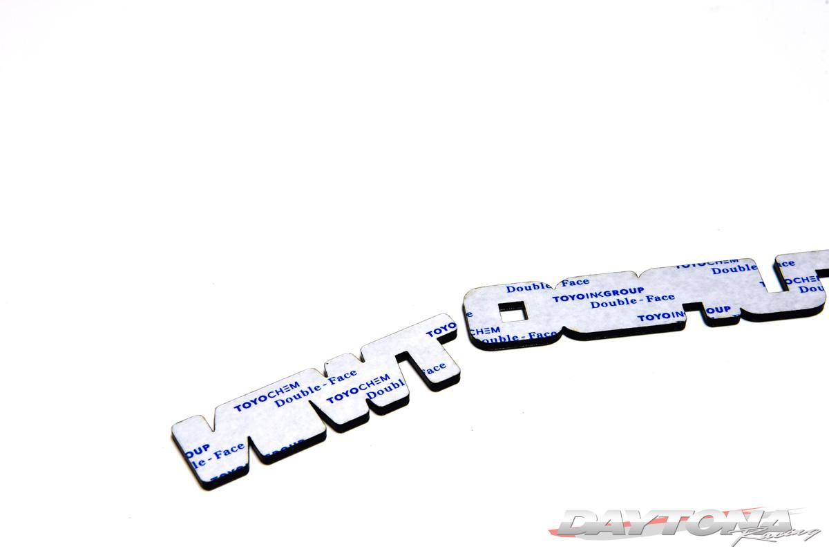 DRM(DAYTONA REST&MOD) │ TWIN TURBO カットレター エンブレム DRM(DAYTONA REST&MOD) │ TWIN TURBO カットレター エンブレム