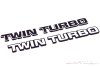 DAYTONA Racing │ TWIN TURBO カットレター エンブレム