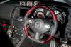 CARBON×LEATHER STEERING WHEEL 3POINTS 370Z （レッドカーボン）