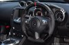 CARBON×LEATHER STEERING WHEEL 3POINTS 370Z Red Ring