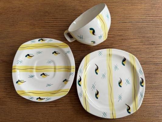 レトロ　コーニッシュウェア　キャニスター レトロコーニッシュウェアキャニスター