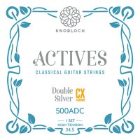 CX ハイ Knobloch ACTIVES Double Silver C.X.(Carbon) High Tension（ノブロック C.X. カーボン/クラシックギター）