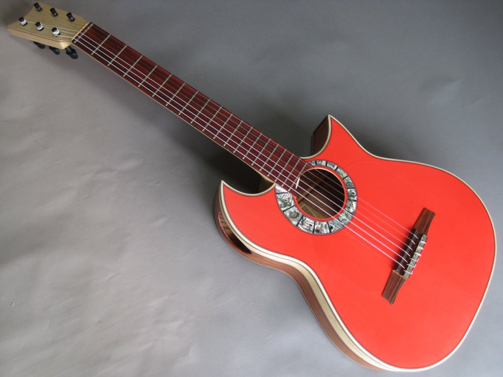 アンダルシアンギター Marcelo Barbero 1945 ダブルカッタウェイ Special Cutaway(Red/Natural) with  Zero Fret System - Spain Guitar Online Shop