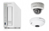 QNAP防犯カメラセット（NASレコーダー（3TB)+固定ドームカメラ+全方位カメラ）　小規模店舗や事務所用