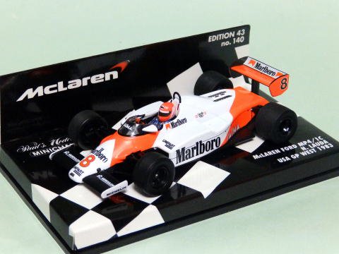 1/43マクラーレンMP4/1Cタバコデカール - ミュージアムコレクション