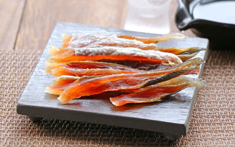 鮭とばの食べ方から美味しいくするチョイ足し（日本酒編）固いトバ画像２