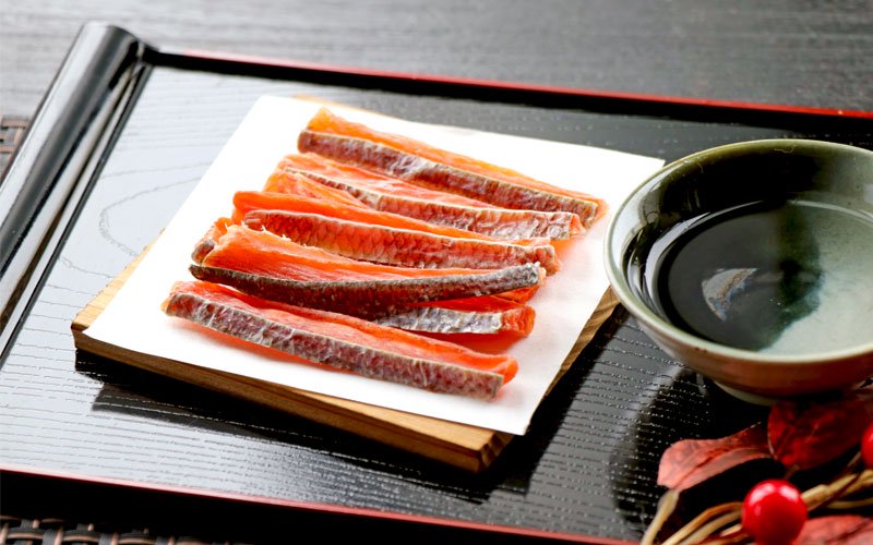 鮭とばの食べ方から美味しいくするチョイ足し（日本酒編）無添加トバ画像２