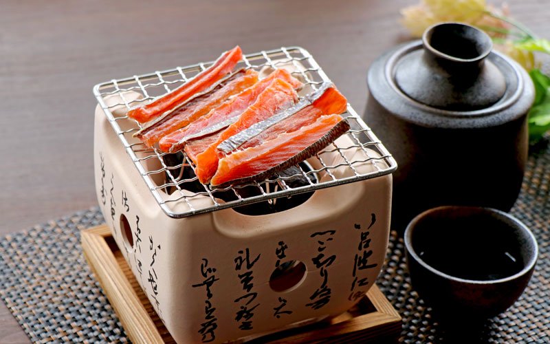 鮭とばの食べ方から美味しいくするチョイ足し（日本酒編）無添加トバ画像３