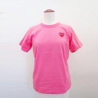コムデギャルソン PLAY COMME des GARCONS  ハート 半袖Tシャツ　ピンク 【レディース】【通販】AZ-T271-051-1