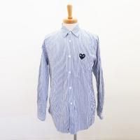 PLAY Comme des Garcons   ȥ饤 PLAY MENS STRIPED SHIRT AZ-B018-051-1<img class='new_mark_img2' src='https://img.shop-pro.jp/img/new/icons15.gif' style='border:none;display:inline;margin:0px;padding:0px;width:auto;' />