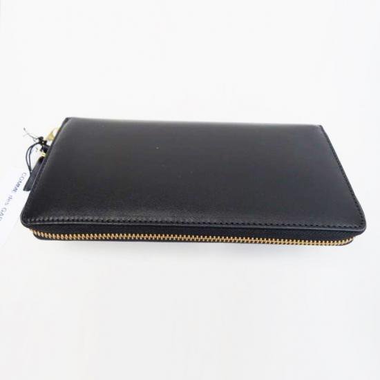 ユニセックス】 Wallet COMME des GARCONS 長財布二つ折りZIP財布 黒