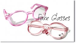 ץ쥼Ȥ˺ŬFake Glasses*pink