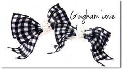 Gingham Love*black