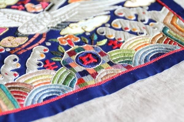 韓国刺繍 胸背（ヒョンベ）-手しごと輸入雑貨の店「はらっぱ」