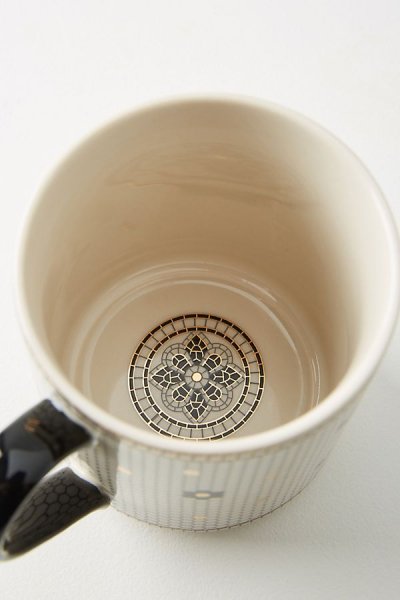 国内在庫）Tiled Margot Monogram Mug - ANTHROPOLOGY(アンソロ