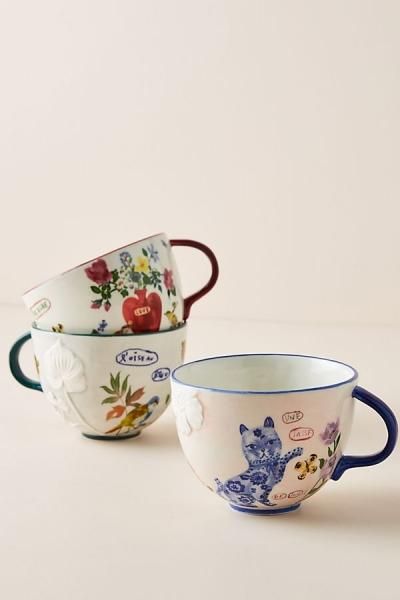 国内在庫）Nathalie Lete Titania Mug - ANTHROPOLOGY(アンソロ