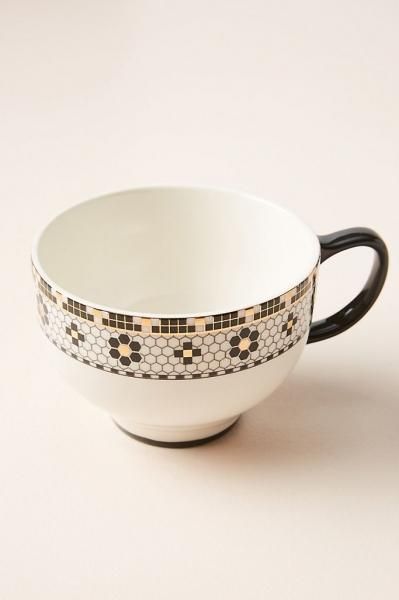 国内在庫）Bistro Tile Mug - ANTHROPOLOGY(アンソロポロジー