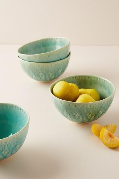 Old Havana Cereal Bowls, Set of 4 - ANTHROPOLOGY(アンソロポロジー