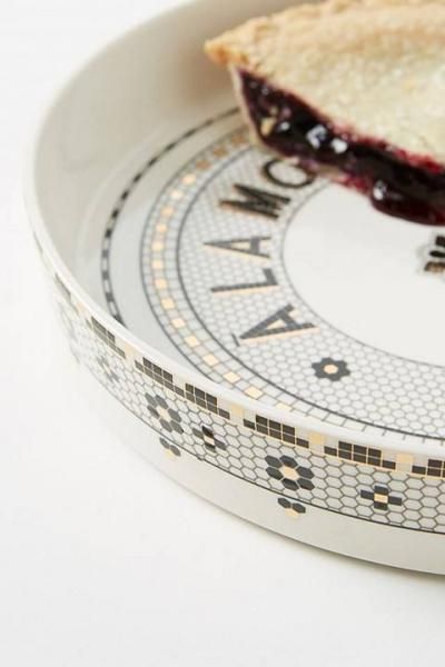 新品 アンソロポロジー パイ皿 国内在庫）The Bistro Tile Stoneware Pie Dish - ANTHROPOLOGY