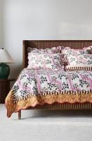 Anthropologie アンソロポロジー　キルティング　ベッドカバー マルチカラー Anthropologie(アンソロポロジー) ベッドカバー・布団