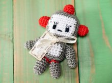 Pet Flys Organic Cotton Crochet Toy- Baby Bot