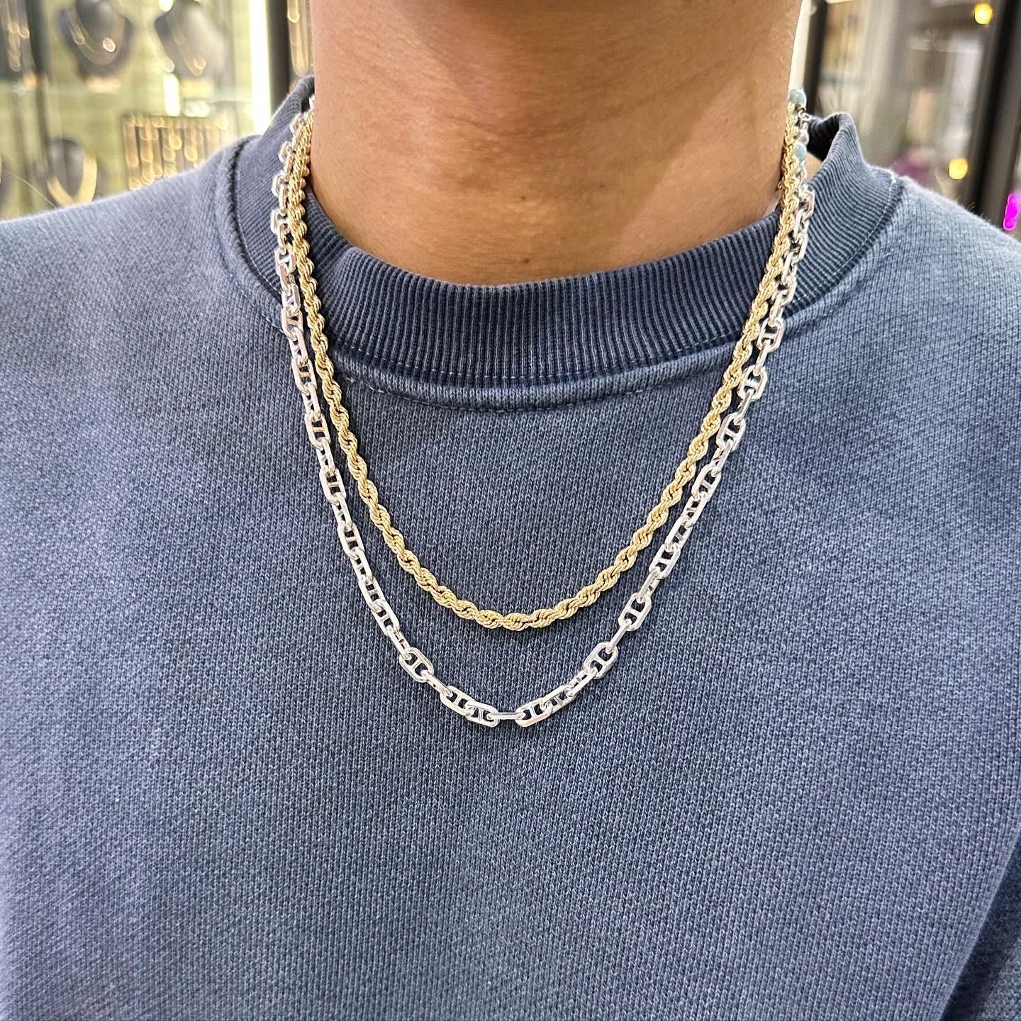 【新品】SILVER 925　アンカーチェーン　マリン ロロマリーナ　ネックレス SILVER925 ロロマリーナチェーンネックレス/シルバー - CONNY