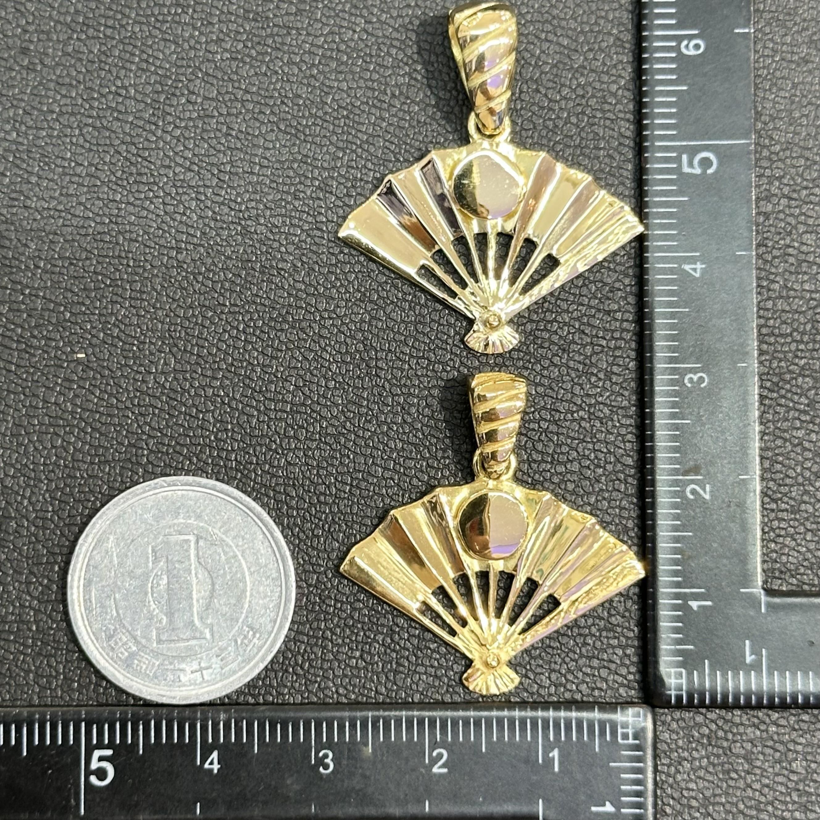 扇子 ペンダント ［K18］ - ARCH 7 STAR