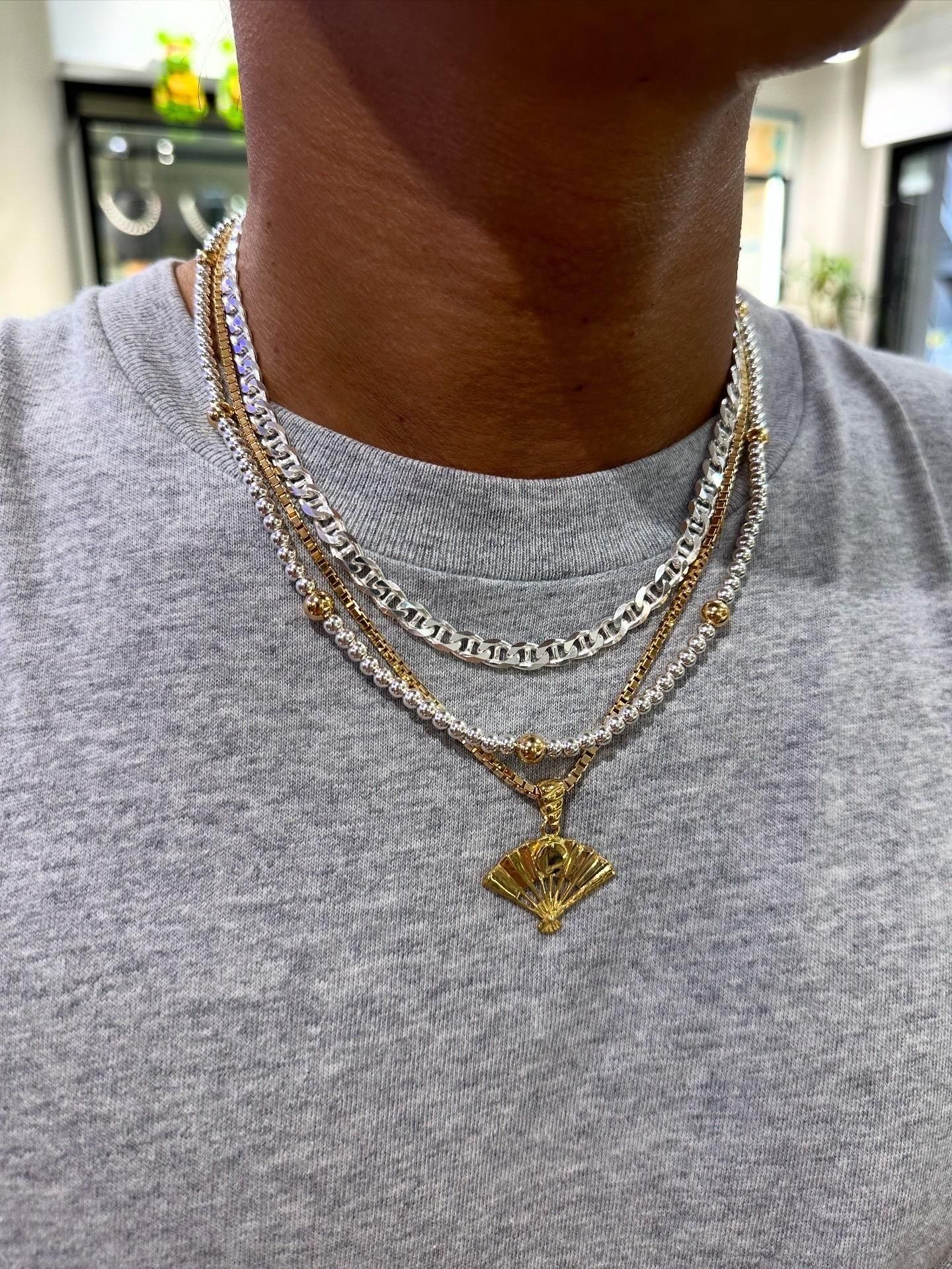 扇子 ペンダント ［K18］ - ARCH 7 STAR