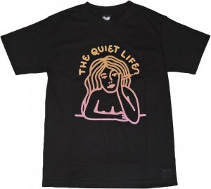 THE QUIET LIFE SMOKING GIRL Tシャツ　-ブラック