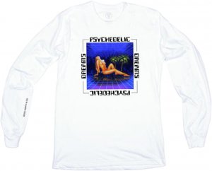 Good Worth&Co Psychedelic Dream  Long Sleeve Tee　-ホワイト