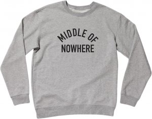 The Quiet Life Middle Of Nowhere Crewneck　-ヘザーグレー