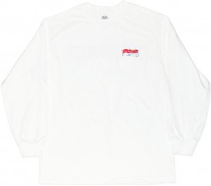 Good Worth & Co Logo Long Sleeve Tee　-ホワイト