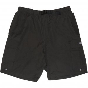 CROOZE Nylon Cargo Shorts　-ブラック