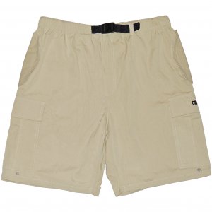 CROOZE Nylon Cargo Shorts　-カーキ