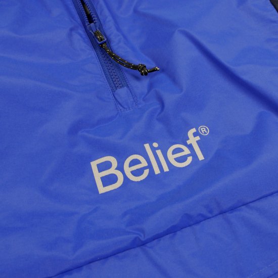 Belief NYC Sports Logo Anorak　-ロイヤルブルー - CROOZE CLOTHING