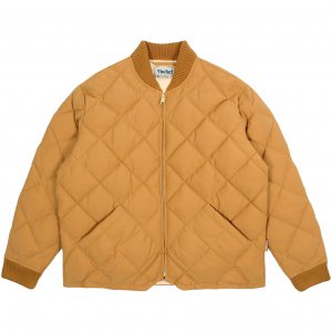Belief NYC Diamond Quilted Jacket　-タン