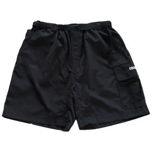 CROOZE Nylon Cargo Shorts　-ブラック