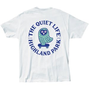 <img class='new_mark_img1' src='https://img.shop-pro.jp/img/new/icons1.gif' style='border:none;display:inline;margin:0px;padding:0px;width:auto;' />The Quiet Life Owl Shop Tee　-ホワイト